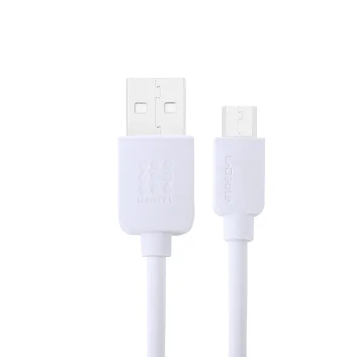 Long Standby Fashion Electronic HAWEEL 2m High Speed Micro USB to USB Data Sync Charging Cable compatible with any USB version