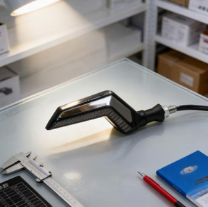 Accesorios de Modificación para Motocicletas, Luz Direccional LED de Dos Colores con Forma de Ala, Efecto de Agua Fluyendo, Alas de Ángel Horizontales - Product Image 2