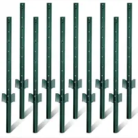 Металлические столбы для забора, столбы для забора из Канады, стандартный стальной забор с порошковым покрытием для фермы, Распродажа по самой низкой цене