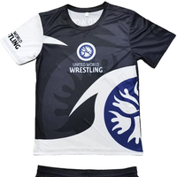 2025 Ensemble de Lutte Personnalisé pour Hommes Tricoté Maillots + Shorts Sublimation Complète Ensemble 2 Pièces International