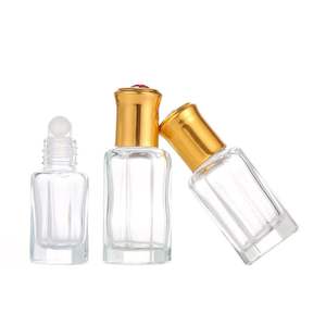Venta al por mayor de lujo 3ml y 6ml de aceite esencial de perfume espesado con tapa dorada y esencia de masaje de anís estrellado en botellas roll-on - Product Image 3