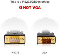 Adaptador USB a RS232 CableCreation con Chip PL2303GT, Cable Convertidor Serial USB a RS232 Hembra DB9