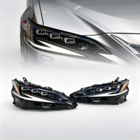 Phare avant LED OEM haute performance à 4 lentilles matricielles pour Lexus ES 2018-2024 ES200 ES260 ES300 avec clignotant dynamique et feux de jour (DRL)