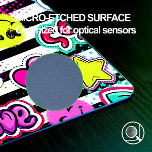 Tapis de souris en verre résistant à l'usure, à surface micro-gravée lisse et de haute qualité, très vendu - Product Image 4