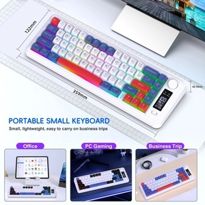 Novo Teclado Gamer Sem Fio com 68 Teclas, Retroiluminação RGB em 3 Modos, Conexão USB Tipo-C, Ergonômico e Compacto para PC - Product Image 3