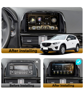 Radio de coche icreative para <span class=keywords><strong>Mazda</strong></span> <span class=keywords><strong>CX5</strong></span> 2012-2015 Android Auto Carplay reproductor Multimedia navegación <span class=keywords><strong>GPS</strong></span> 4G WiFi Touch Mirror Link - Product Image 2