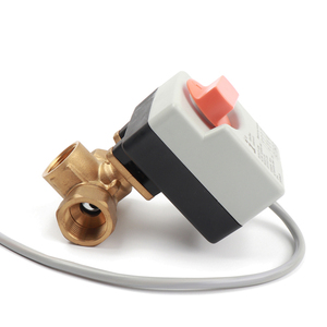 2 yollu 3/4 ''pirinç 0-10V orantılı elektrikli aktüatör küresel vana akış kontrol cihazı - Product Image 5