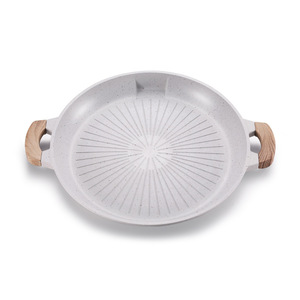 Sartén de Piedra Maifan Redonda Antiadherente, Compatible con Inducción, Fácil de Limpiar, Sartén para Cocinar, Utensilios de Cocina para el Hogar - Product Image 1