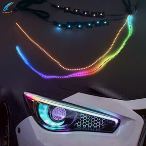 Kit de Luces LED SRGBA de 12V para Conducción Diurna, Controlado por Aplicación, Accesorios de Panal Personalizados para Q50 - Product Image 6