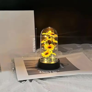 Regalo de Graduación, Pequeño Set de Girasoles de Plástico, Regalo para el Día de la Madre, para Esposa, para Mamá, Regalo de San Valentín, Flor Eterna, Regalo de Cumpleaños - Product Image 5