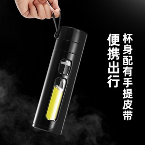 Tea <b>Water</b> Separation Double Wall Glass <b>Bottle</b> With Carrying Rope Portable Travel Cup For Men And Women Reusable First Class - Product Image 2
