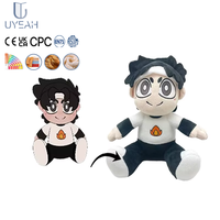Uyeah OEM/ODM – Nouvelle collection de figurines en peluche personnalisées, brodées sur mesure, pour jeux d'anime, jouets doux en forme de clown, cadeaux pour garçons