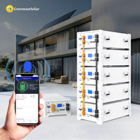 Batterie LiFePO4 basse tension 51,2 V 200 Ah 314 Ah, cellule de batterie 3,2 V, montage en rack, empilable, CAN, batterie au lithium tout-en-un, 10 kWh 16 kWh