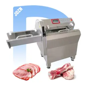 Equipamento de cozinha automático comercial, máquina elétrica de corte e corte de carne congelada para açougueiro, mesa de mesa de carne de vaca