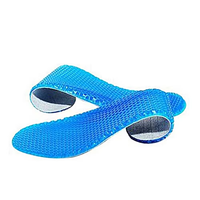 Sol Sepatu Anti Selip Nyaman dengan Bantalan Udara Gel Silikon Reusable Model Sarang Lebah untuk Penyerapan Guncangan