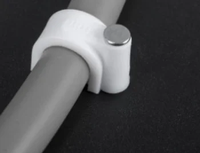 Clips de câble en nylon de 14 mm, clips de câble plats en plastique, pour fixer les fils