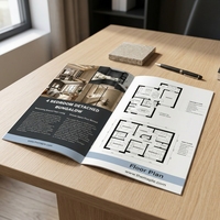 Brochure de la propriété : Bungalow indépendant à 4 chambres Emerald Park, plan d'étage imprimé, catalogue immo