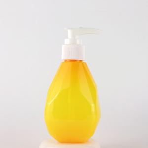 200ml PET Plastic Light Bulb Shape Bottle With Lotion Pump Alcohol Bottle