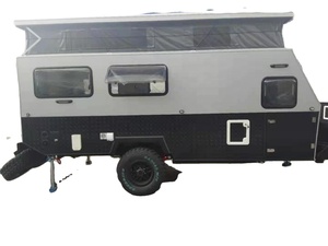 XINYI Caravane de luxe et spacieuse de 15 pieds avec remorque porte-équipement personnalisable pour le camping - Product Image 1