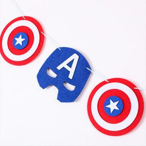 Banderines profesionales guirnalda banderas <span class=keywords><strong>fetl</strong></span> vacaciones fieltro rojo corazón banner - Product Image 4