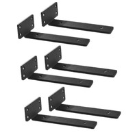 Support triangulaire lourd support de stockage fixe porteur support de suspension murale de 5mm d'épaisseur support de support pour mur efficace