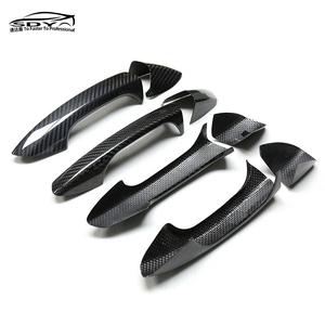 Copertura Maniglia Porta in Fibra di Carbonio Secca per Mercedes Benz - Product Image 2