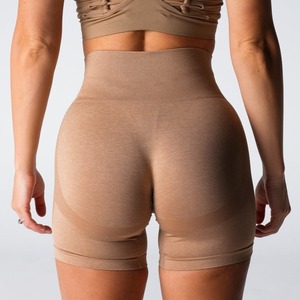 Fil européen-américain en polyester cationique et nylon AB, haute élasticité, effet push-up, color block, sans couture, longueur intégrale, pour <span class=keywords><strong>yoga</strong></span> - Product Image 5