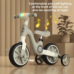 Bicicletta Senza Pedali per Bambini 1-3 Anni - Triciclo a Quattro Ruote per Bambini e Bambine, Scooter Cavalcabile - Product Image 2