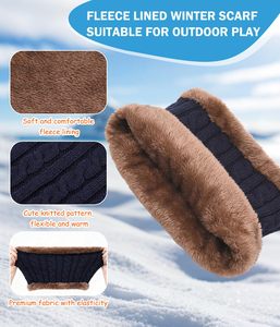 <span class=keywords><strong>Ensemble</strong></span> hiver 3 pièces pour enfants : <span class=keywords><strong>bonnet</strong></span>, écharpe et <span class=keywords><strong>gants</strong></span> tactiles, uni, chaud, tendance, épaissi, avec protection du <span class=keywords><strong>cou</strong></span> en laine, pour activités <span class=keywords><strong>de</strong></span> plein air - Product Image 4