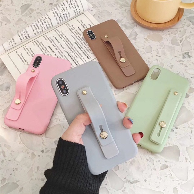 Factory Cheap Anti Slip Telescopic Stand Silicone Holder Universal Silicone Wristband Phone Holder Finger Ring Phone Hand Band