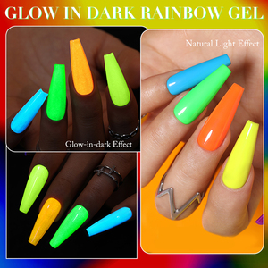 CaiXuan Nail Art Malgel Halloween Leuchtender Painting Liner <span class=keywords><strong>Gel</strong></span> 36 Farben im Dunkeln leuchtender Gellack - Product Image 2