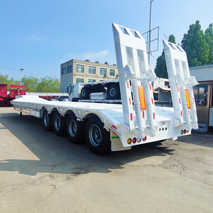 Remolque de plataforma baja hidráulica de servicio pesado 1-2 (1001-2000kg) con cuello de cisne 12.5*2.5*1.5m Shandong Fengniao - Product Image 3