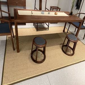 Tapis en sisal naturel durable Tapis antidérapant pour <span class=keywords><strong>le</strong></span> salon Escaliers <span class=keywords><strong>Grand</strong></span> Hall <span class=keywords><strong>Baie</strong></span> vitrée Tapis d'entrée <span class=keywords><strong>de</strong></span> style bois japonais - Product Image 6