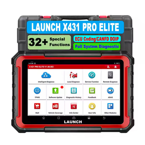 X431 PRO Elite otomotiv OBD2 teşhis tarayıcı için tam sistem 31 sıfırlama hizmeti CANFD DOIP OBDII yakıt enjektör temizleyici - Product Image 1