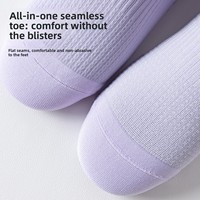 Chaussettes de sport longues sans couture pour yoga et pilates, pour femmes, professionnelles, antidérapantes, en nylon, anti-odeur, sans coutures, pour mollets