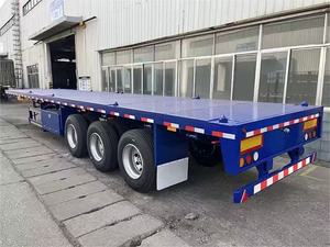 Châssis de <span class=keywords><strong>remorque</strong></span> <span class=keywords><strong>plateau</strong></span> à 3 essieux de 30/40 pieds (48 pieds) pour le transport de conteneurs, à vendre - Product Image 6
