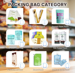 Bolsa de Embalaje Termosellable Blanca Personalizada para Cosméticos, Bolsa de Plástico Autosellable de 3 Lados para Pequeños Snacks - Product Image 6