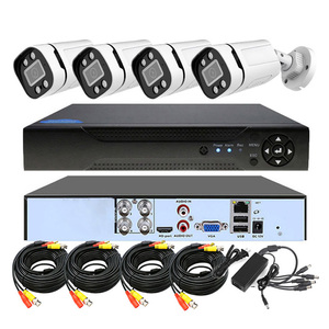 Kit CCTV sistem <span class=keywords><strong>Dvr</strong></span> Analog kamera HD TVI penglihatan malam warna cerdas audio koaksial 2 arah 5.0 megapiksel baru - Product Image 1