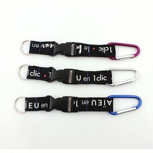 Mosquetón de Poliéster Personalizado con Cordón Corto para Llavero y Logotipo Personalizado - Product Image 3