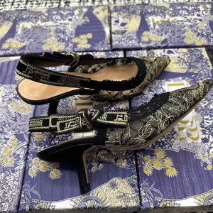 Sandalias <span class=keywords><strong>de</strong></span> tacón bajo con letras para <span class=keywords><strong>mujer</strong></span>, estilo slip-on, peep-toe, transpirables, ligeras, con parte superior <span class=keywords><strong>de</strong></span> piel <span class=keywords><strong>de</strong></span> oveja, novedad <span class=keywords><strong>de</strong></span> verano 2026 - Product Image 3