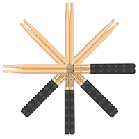 Custom Logo American Hickory Wood Drumsticks Durable Bulk 5A 5B 2B 7A Drum Accessories Musical Instrument Accessories