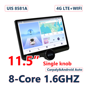 <span class=keywords><strong>Autoradio</strong></span> Android N3 9 pouces 11,5 pouces à bouton unique, 4 Go de RAM, 64 Go de ROM, Android 10.0, CarPlay, <span class=keywords><strong>GPS</strong></span>, DSP, IATF16949, LODARK Factory - Product Image 1