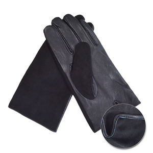Guantes para Hombre de Color Sólido, Guantes de Cuero de Doble Cara, Estilo Clásico de Negocios, Guantes Cálidos de Invierno para Exteriores con Logotipo Personalizado - Product Image 6