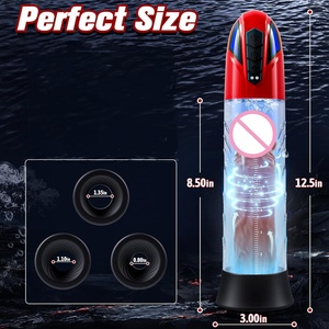 Penis Pump Male <strong>Sex</strong> <strong>Toys</strong>,Electric Dick Pump Penis Extender with 10 Erection Training Modes, Cock Pump Automatic Male Masturbator - Product Image 6