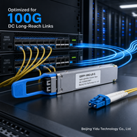Nouveau transceiver optique Cisco QSFP 100G LR S QSFP28 LR LC Duplex 10km SMF Monomode PAM4 pour réseaux métropolitains (MAN) 1