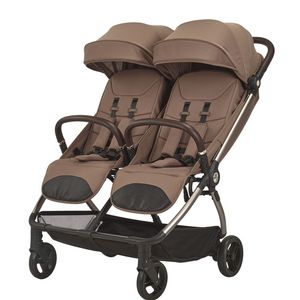 <span class=keywords><strong>Poussette</strong></span> double 2 en 1 à pliage automatique pour enfants, <span class=keywords><strong>poussette</strong></span> de voyage pour nouveau-nés <span class=keywords><strong>avec</strong></span> <span class=keywords><strong>nacelle</strong></span>, <span class=keywords><strong>poussette</strong></span> pour jumeaux - Product Image 2