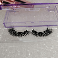 Vendeur de cils curl cils fournisseurs faux cils naturels faits à la main pleine bande cils cils de vison moelleux