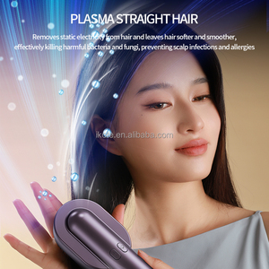 Peine Eléctrico 4 en 1 <span class=keywords><strong>con</strong></span> Spray de Aceite Esencial para el Cabello, Luz Roja, Vibración, Cepillo Relajante para el Cuero Cabelludo, Masajeador para el Cuidado del Cabello - Product Image 4