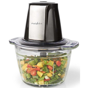 Procesador de Alimentos de 1 Litro y 500W, Cortador de Verduras de 1 Velocidad con Juego de Cuchillas y Tapa - Product Image 3