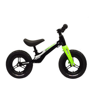 Vélo d'équilibre à une vitesse, cadre en plastique et acier, 12 pouces, avec roues d'apprentissage, <span class=keywords><strong>sans</strong></span> pédales, pour filles de 2 à 5 ans, bleu - Product Image 2